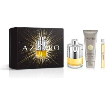 Azzaro Wanted подаръчен комплект: EDT 100 ml + EDT 10 ml + шампоан за коса и тяло 75 ml за мъже