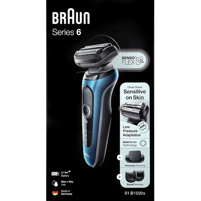 Braun Series 6 61-B1500s Blue