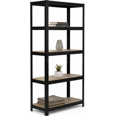 Mamutex Standard Regál 150 x 70 x 30 cm 5 políc čierny