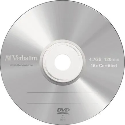 Verbatim DVD-R, 4.7 GB, 16x, AZO покритие, в кутия (043519 / 5 pcs)