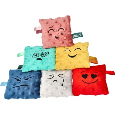 Hencz Gymnastické senzorické polštářky Hencz Toys Emotions 6 ks s výplní