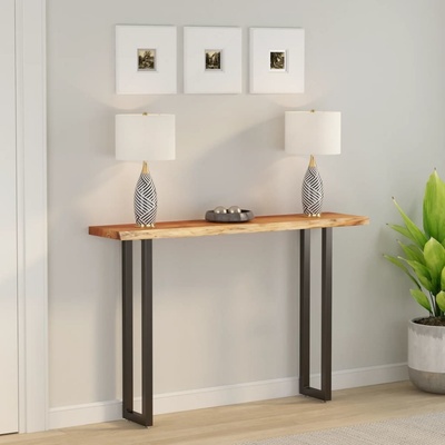 vidaXL 370293 Stolní deska 180x30x3,8 cm obdélník masivní akácie živá hrana Přírodní