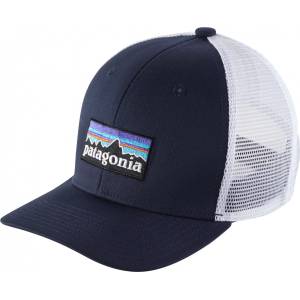 Patagonia Детска шапка с козирка Patagonia Kid's Trucker Hat Cap - P-6 Logo: Navy Blue - размер One Size (204-1695-1411)