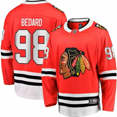 Fanatics Pánský dres Connor Bedard #98 Chicago Blackhawks Breakaway Home Jersey