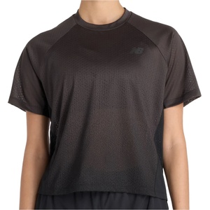 New Balance Дамска тениска New Balance Women's Viz-Tech Run T-Shirt Running shirt - Black (916-6689-0112)