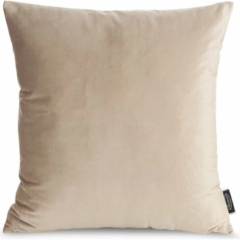 Takoy MADIE tmavobéžová z hladkého zamatu-HF-450935 45 x 45 cm