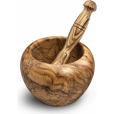Lion Sabatier Mažiar s tĺčikom 13 cm, hnedá, olivové drevo,