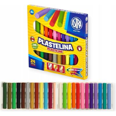 Astra Plastelína základná 24 farieb (0651)