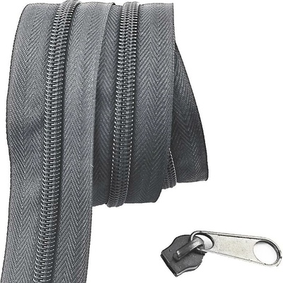 Zip spirálový grafit 5 mm metráž