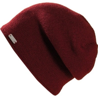 Pletex pletená čepice s fleecovou podšívkou M519 Bordová