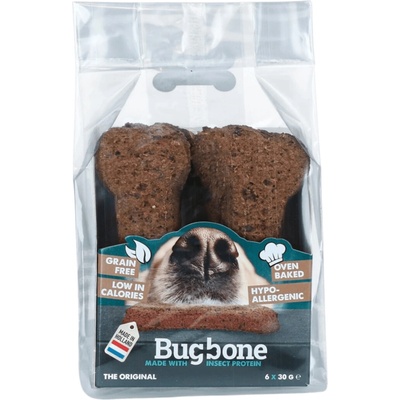 Bugbone Medium kost s hmyzem 6 x 30 g