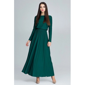 Figl dlhé šaty M604 zelené