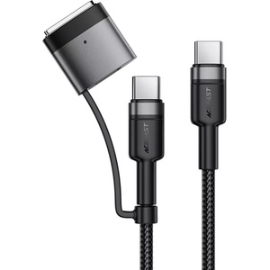 ACEFAST Кабел за данни / зареждане - Acefast C22-05 - Type-C към Type-C, Fast Charging, MagSafe 3 адаптер, 240W, 48V/5A, 1.2m - Черен