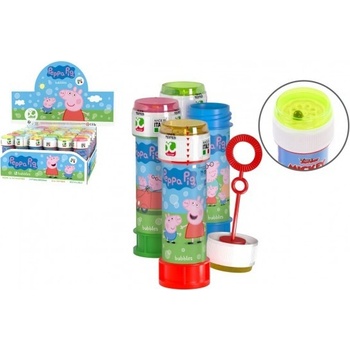 Bublifuk 60ml Peppa Pig Prasátko Peppa 11,5cm