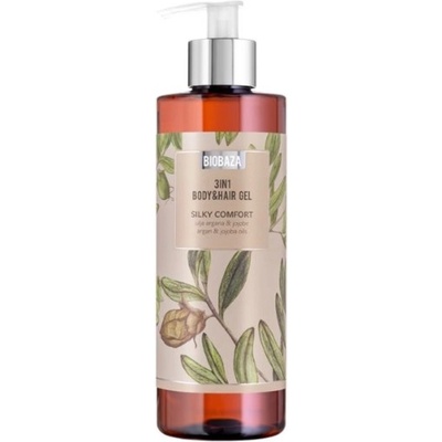 Biobaza BODY and HAIR 3v1 sprchový gél Silky comfort 400 ml