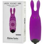  Мини вибратор, джобно зайче, 8, 5см. - Pocket Vibe Purple (D-237063)