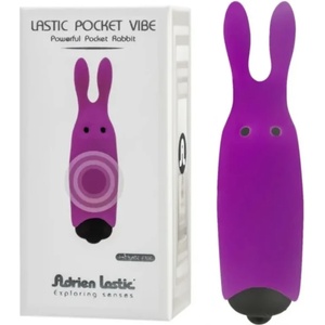  Мини вибратор, джобно зайче, 8, 5см. - Pocket Vibe Purple (D-237063)