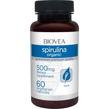 Image 1 of BIOVEA Spirulina Organic 500mg [60 капсули]