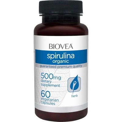 BIOVEA Spirulina Organic 500mg [60 капсули]