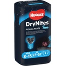 Huggies Dry nites absorpční kalhotky 8-15 let/girls/27-57 kg 9 ks