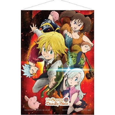 WallScroll - The Seven Deadly Sins: Key Art Visual 50 x 70 cm, POPB-PBWS09