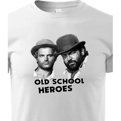 Dětské tričko Bud Spencer a Terence Hill BíláCanvas Dětské tričko Bezvatriko.cz 0818
