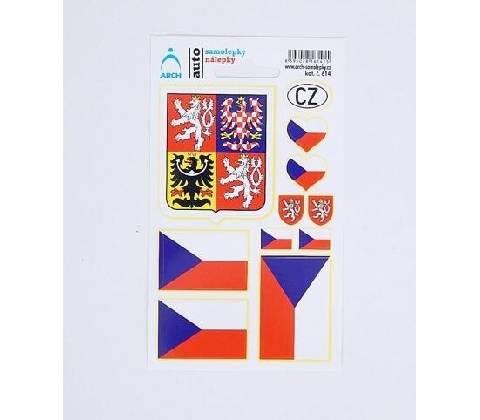 Samolepky ČR