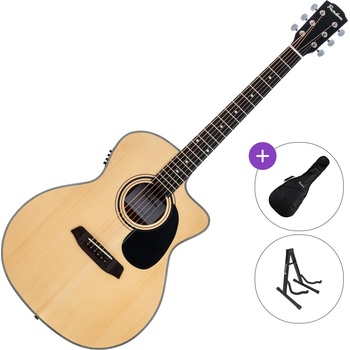 Pasadena PGC-100E SET Natural Електро-акустична китара Джъмбо