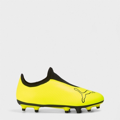 PUMA Детски футболни бутонки Puma Finesse Laceless FG Football Boots Childrens - Yellow/Black