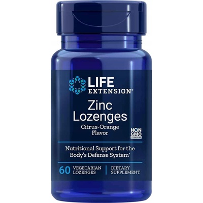 Life Extension Zinc Lozenges 60 pastilek