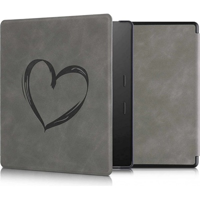 KW Mobile Brushed Heart KW5697202 pre Amazon Kindle Oasis 2/3 šedé