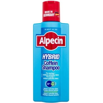 Alpecin Hybrid Coffein Shampoo 375 ml шампоан против косопад за сух и чувствителен скалп за мъже