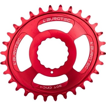 Burgtec Плоча BURGTEC Oval Cinch Thick Thin - Червен 32T