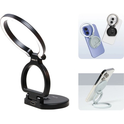 Nanlite Lumo LED Phone Ring Light Polar Black – Zboží Živě