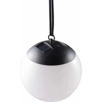 Polux LED Соларна висяща лампа KIARA LED/1, 2V 600 mAh IP44 черен (SA1965)