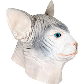 Korbi Profesionálna latexová maska Cat mačacia hlava