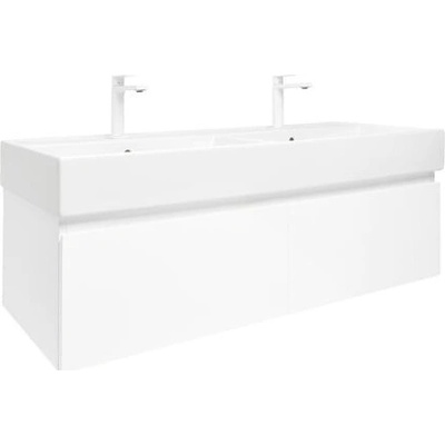 SAT Skříňka s umyvadlem B-Way bílá lesk BWAY120WU2BB