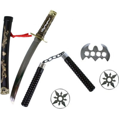 Rappa meč japonský katana s příslušenstvím sada 5 ks