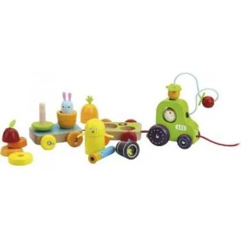 Image 1 of Vilac - Дървен трактор за дърпане с активности (2411_1)