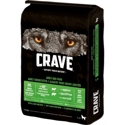 Crave Adult Dog s jahňacím & hovädzím 2 x 11,5 kg