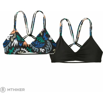 Patagonia Reversible Seaglass Bay bikiny top kaleido black
