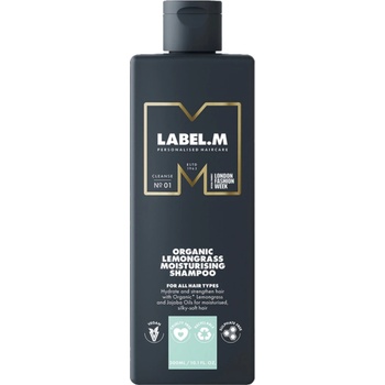 label.m Шампоан с органична лимонена трева, 300 ml