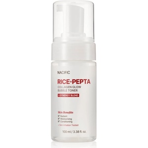 Nacific Rice + Pepta Collagen Glow Bubble Toner озаряващ тоник за лице с хидратиращ ефект 100ml