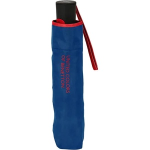 SAFTA Чадър Safta Benetton Love Foldable Automatic umbrella 52 cm - Blue (Multicolor)