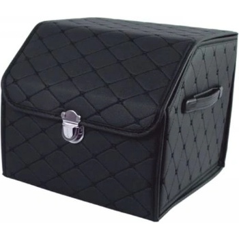 Mobilly Елегантна чанта за организиране на багажника на автомобила, черна, размер S