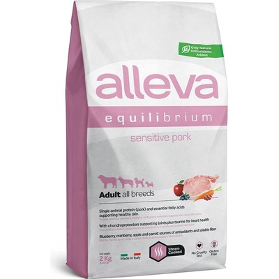 Alleva Equilibrium Sensitive Adult All Breeds Pork 2 kg