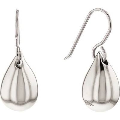 Calvin Klein Elegantní náušnice z oceli Sculptured Drops 35000073
