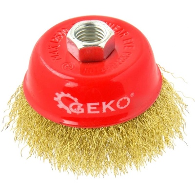 Kartáč hrnčekový 75 mm x M14, FeMs 0,3 mm, GEKO