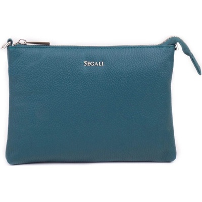 Segali dámska kožená crossbody kabelka A6B Rain Storm