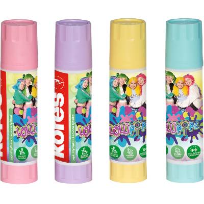 Lepidlo tyčinka 20g Kores Lollipopz pastelové 959447
